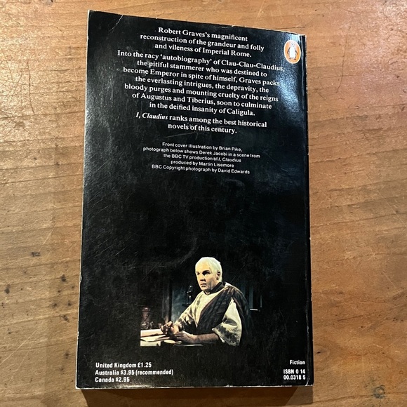 Robert Graves 'I, Claudius' Coffee Table Book - Tan and Red - Picture 3 of 16